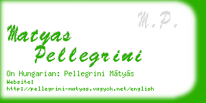 matyas pellegrini business card